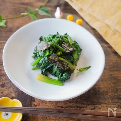【10分副菜】旦那が絶賛！わさびお浸し
