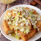 タレが最強！ご飯もお酒も進む♪ネギ塩厚揚げ