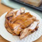 オーブンでしっとりジューシー♪鶏もも肉のローストチキン