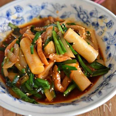 野菜たっぷりトッポギ