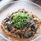 【レンチンなすの旨だしごまツナ和え】さっぱりコク旨やみつき！
