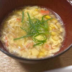 1224899の作ってみた!投稿(ふんわり卵の中華風コーンスープ)