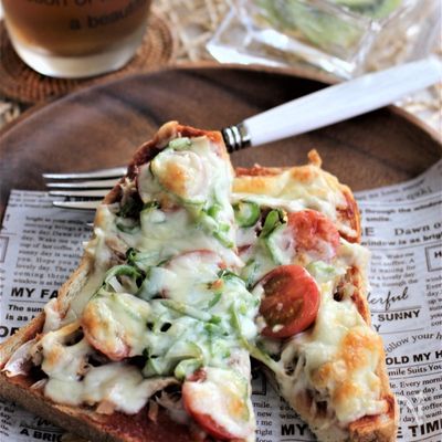 これははずせない！大好きな食材のピザトースト