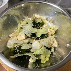Hikeyの作ってみた!投稿(焼肉屋さんのチョレギサラダ)