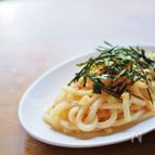 明太子パルミジャーノ・チーズうどん