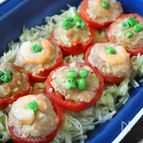 トマトでレンチン焼売
