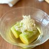 レンジで簡単!【翡翠ナスのだし浸し】