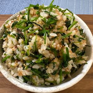 楽ラク手抜キッチン🐶🐾の作ってみた!投稿(「せりの混ぜご飯」クセになる美味しさ♡)