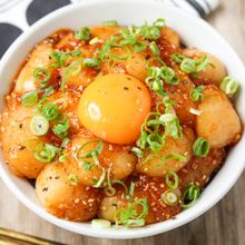 コストコの生ホタテで作る！！絶品＆豪快なユッケ丼