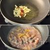 【ホタルイカのペペロンチーノ】ハラワタも絡んで絶品ソース♪の工程2