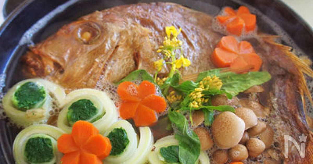 にらみ鯛のにゅう麵の鍋 By 吉村ルネ レシピサイト Nadia ナディア プロの料理家のおいしいレシピ