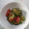 KUMIKOの作ってみた!投稿(【トマトときゅうりの旨塩ポン酢】和えるだけ!簡単さっぱり副菜)