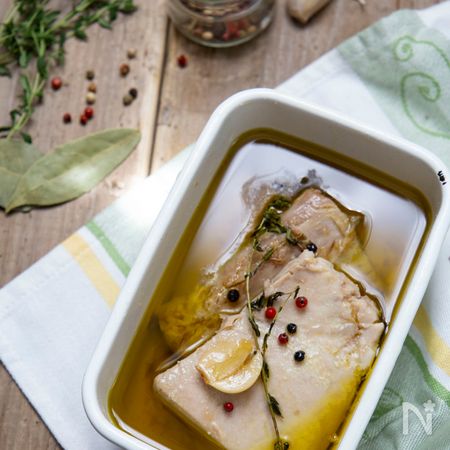 保存食 作り置き 自家製ツナ まぐろのコンフィ By 神田 美紀 レシピサイト Nadia ナディア プロの料理家のおいしいレシピ