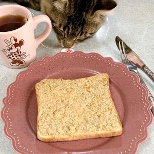 のりのり🐾🎀🤍の作ってみた!投稿(《白ごまシュガートースト》朝ごはんやおやつに♪)