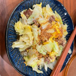 1169387の作ってみた!投稿(【豚こまとキャベツの和風だし醤油炒め】しょうが香る野菜炒め♪)
