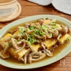 豆腐入り！ふんわり卵のオイスターあんかけ