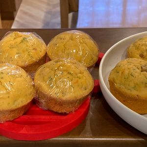 つみつみの作ってみた!投稿(【ケークサレ】大豆とブロッコリーのトマトマフィン)