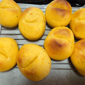 kotachanの作ってみた!投稿(しっとりフワッ♪かぼちゃミルクパン)
