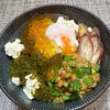 楽ラク手抜キッチン🐶🐾の作ってみた!投稿(崩し豆腐でニラたま納豆ごはん♡)