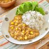 [サバ缶とコーンの本格まろやか豆カレー]レンジで簡単♪の工程3