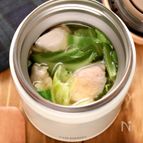 ささ身とキャベツの優しい和風だしスープ【スープジャー】