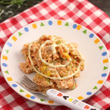 子供ごはん！レンジで銀鮭マヨチーズ