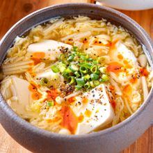 【豆腐とえのきのかき玉スープ】ふわとろ♡ほっこりヘルシー♪