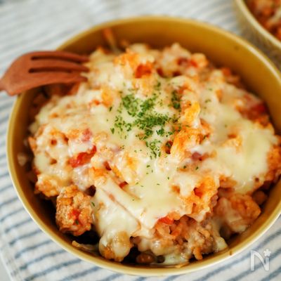 ＼豚ひき肉と野菜たっぷり／ミートドリア