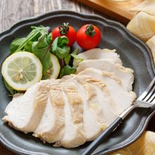 むね肉de塩レモンチキン（鶏ハム）【#作り置き #レンジ】