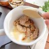 【キャベツとチキンの和風とろたまスープ】旨み濃縮！満足スープの工程1