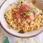 香ばし麺の肉みそあんかけ