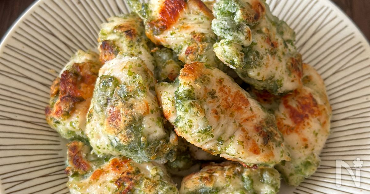 子どもウケ抜群♡【ささみののり塩チキン】