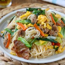 炒めやすい！そうめんで焼きビーフン風