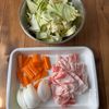 【定番にしたい♡︎うましお野菜炒め】子供爆食10分レシピ♪の下準備
