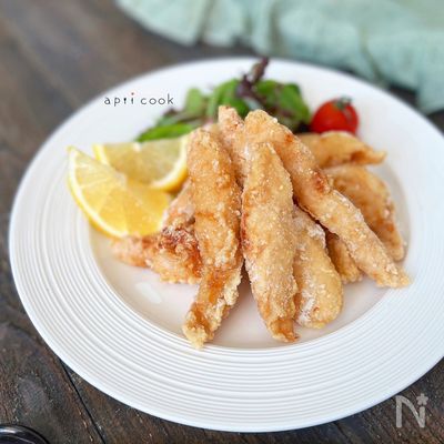 おつまみにも♪鶏ささみの唐揚げ