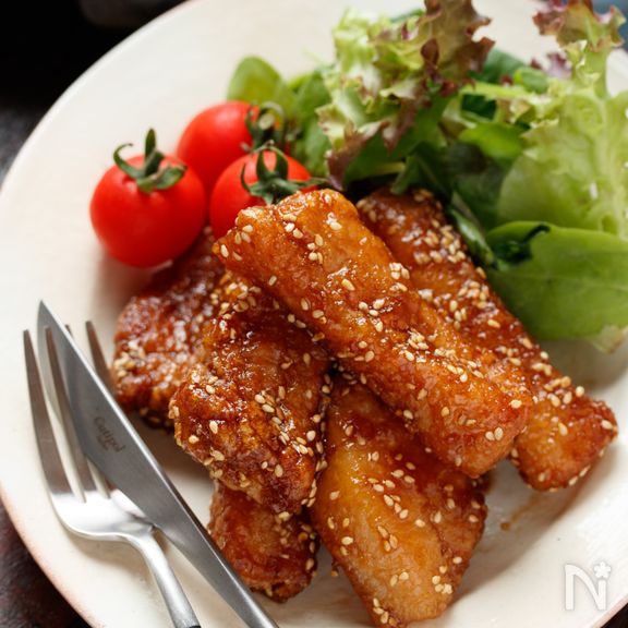 豚バラ（むね肉）竜田の甘辛揚げ【#作り置き#お弁当】