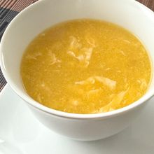 【鶏のゆで汁をリメイク！】かき卵コーンスープ