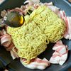 ワンパン10分！もっちもち香ばし♪【ピリ辛豚バラ焼きそば】の工程3