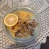 フェビアンの作ってみた!投稿(牡蠣(かき)と柚子(ゆず)のスパゲッティ)