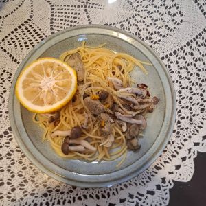 フェビアンの作ってみた!投稿(牡蠣(かき)と柚子(ゆず)のスパゲッティ)