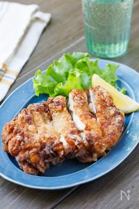 切らないからラクラク！しっとりジューシー♪まるごと鶏から揚げ