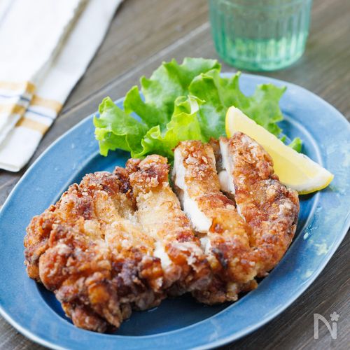 切らないからラクラク！しっとりジューシー♪まるごと鶏から揚げ