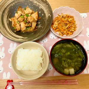 ありみの作ってみた!投稿(ワンパン15分！【鶏むね肉とじゃがいもの甘辛味噌炒め】)