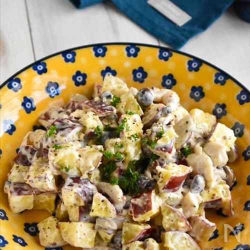 【さつまいもとしめじのデリ風サラダ】やめられない美味しさ！