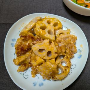 からこの作ってみた!投稿(1,500万再生【れんこん鶏マヨ】)