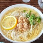 柚子胡椒がピリッと【ツナレモン冷やしそうめん】具はのせるだけ