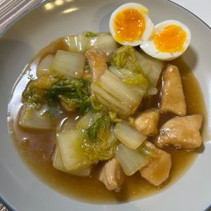 単身赴任おじさんの作ってみた!投稿(【鶏むね肉と白菜の旨とろ煮】鶏むね肉×白菜の簡単節約おかず！)