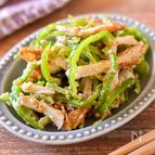 【千切りピーマンの中華風ごま和え】食感がやみつき！