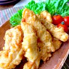 漬込不要の魔法の粉で〝さっくりふんわり鶏むねスティック〟