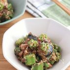 【さば缶】簡単！さば缶とおくらのごまみそ和え
